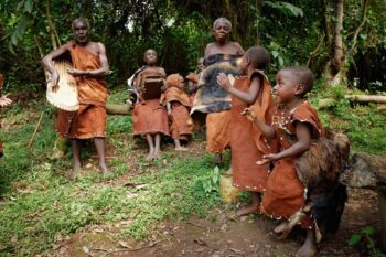 Batwa pygmies of Mgahinga